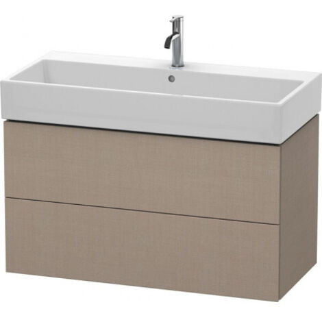 Meuble sous-vasque L-CUBE 544x984x459mm lin