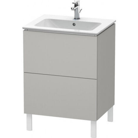 Meuble sous-vasque L-CUBE 620x481x704mm beton