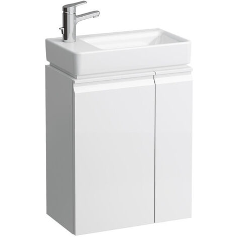 Meuble sous-vasque LAUFEN PRO A 480 x 580 x 275 mm LAUFEN tablette latérale en chêne clair à droite