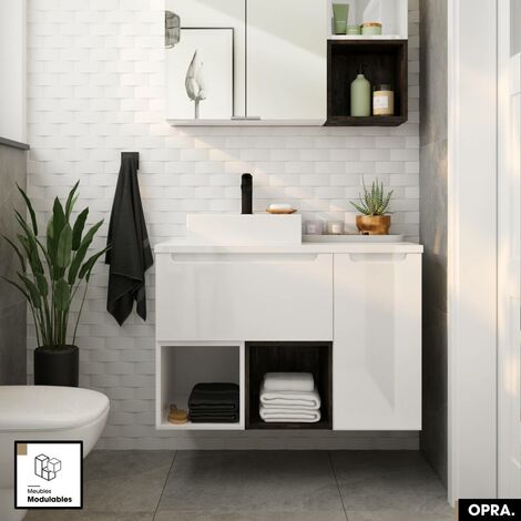 Meuble sous vasque OPRA Blanc 60 × 30 × 45 cm