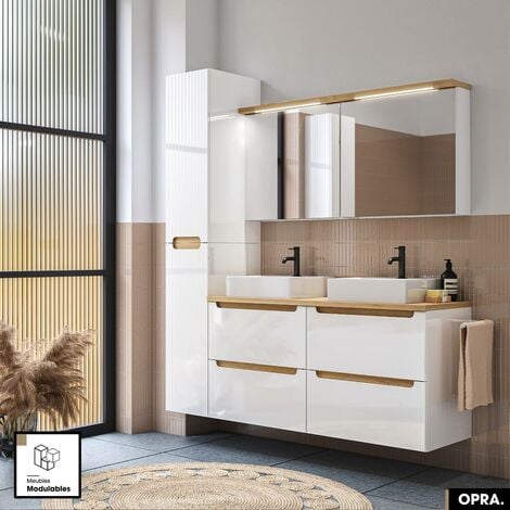Meuble sous vasque  OPRA  Blanc  80 × 60 × 45 cm