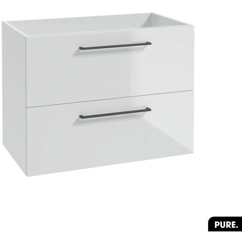 Otitec - Meuble sous vasque pure Blanc 80 × 60 × 45