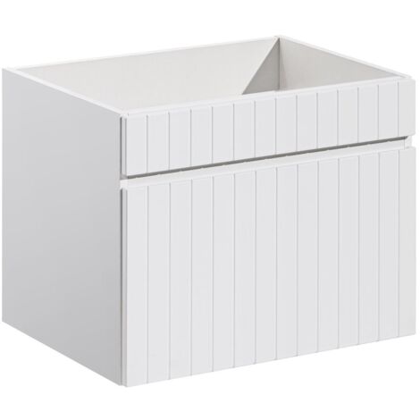 Meuble sous vasque suspendu ICONIC blanc 60 cm