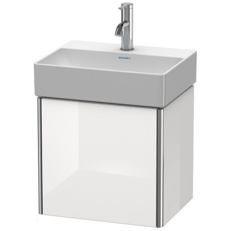 Meuble sous-vasque XSQUARE 397x434x340mm ouverture gauche blanc mat