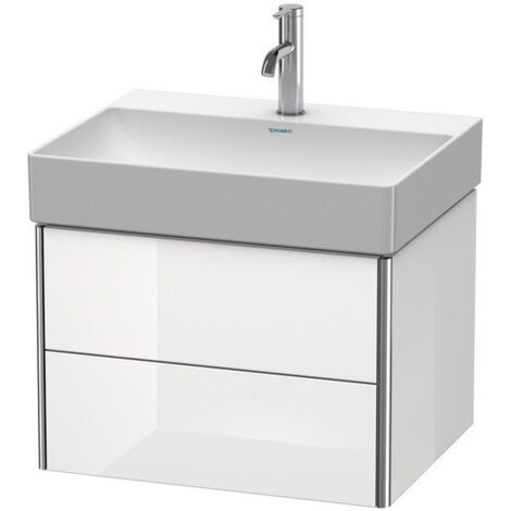 Meuble sous-vasque XSQUARE 397x584x460mm blanc brillant lack