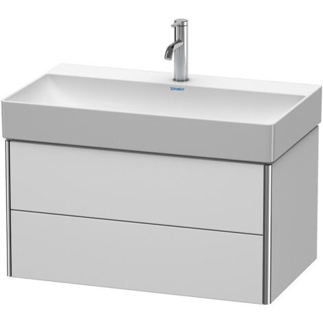 Meuble sous-vasque XSQUARE 397x784x460mm blanc semi-brillant