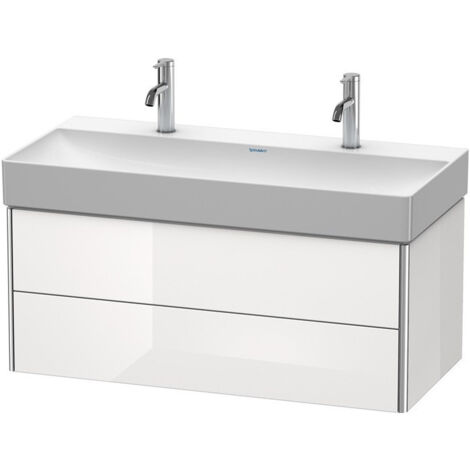 Meuble sous-vasque XSQUARE 397x984x460mm blanc mat