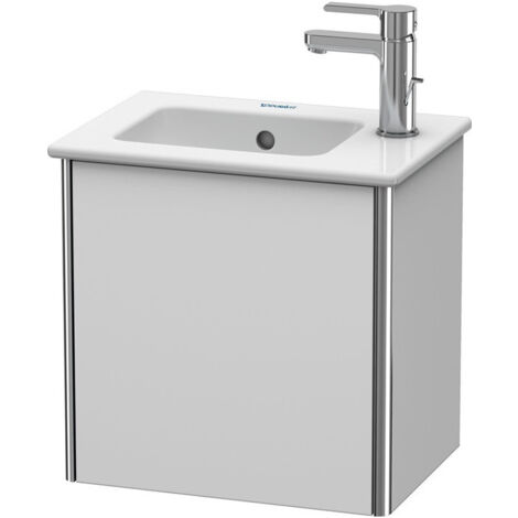 Meuble sous-vasque XSQUARE 400x410x289mm ouverture gauche blanc sdm