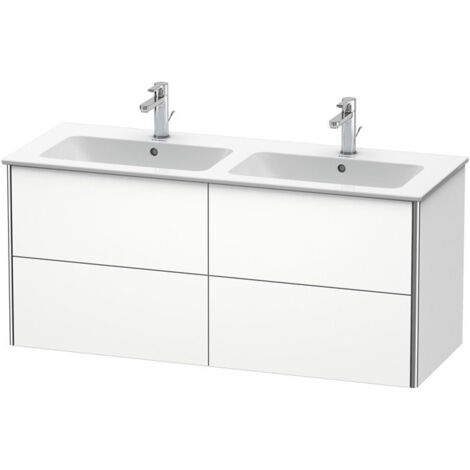 Meuble sous-vasque XSQUARE 560x1280x478mm blanc mat