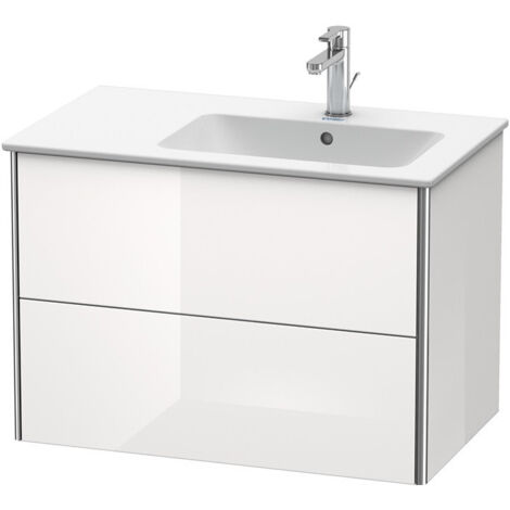Meuble sous-vasque XSQUARE 560x810x478m avec éclairage re blanc brillant