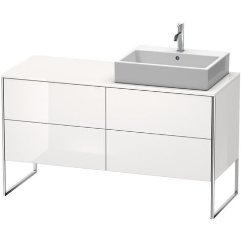 Meuble sous-vasque XSQUARE 778x1400x548m avec éclairage re blanc brillant lack