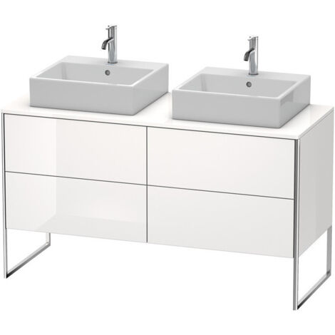 Meuble sous-vasque XSQUARE 778x1400x548mm f 2 Be blanc sdm