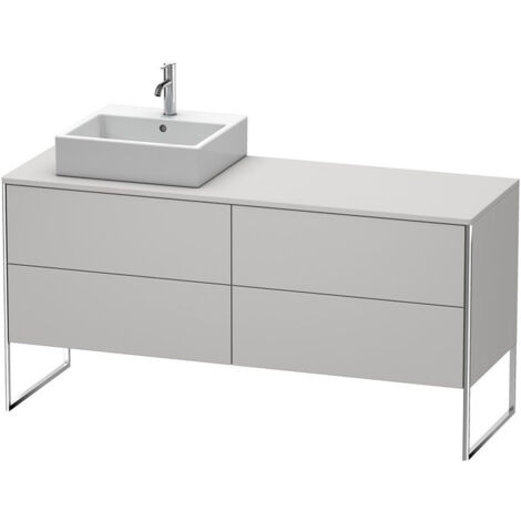 Meuble sous-vasque XSQUARE 778x1600x548m avec éclairage li blanc nordique