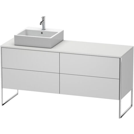 Meuble sous-vasque XSQUARE 778x1600x548m avec éclairage li blanc sdm