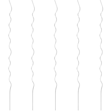 Meuble Support Plante - en spirale 5 pcs  Meuble Support Plante - Acier galvanisé 170 cm BV920403 - BonneVie