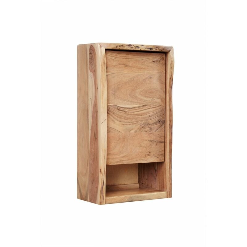 Massivmoebel24 - Meuble à suspendre 40x20 Acacia laqué Bois naturel pure acacia 612