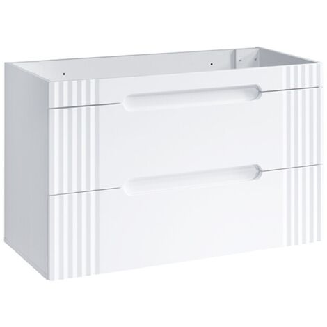 Meuble suspendu sous lavabo FIJI BLANC 100 cm