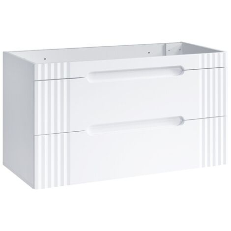 Meuble suspendu sous lavabo FIJI BLANC  120 cm