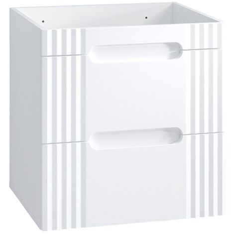 Meuble suspendu sous lavabo FIJI BLANC 60 cm