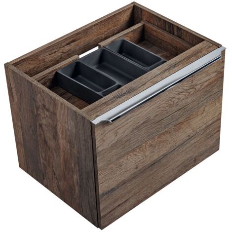 Meuble suspendu sous lavabo NATURE CHÊNE 60 cm