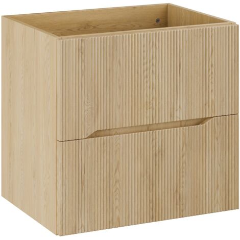 Meuble suspendu sous lavabo NORDIC chêne cremona 60 cm