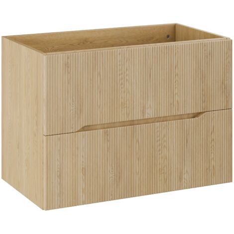 Meuble suspendu sous lavabo NORDIC chêne cremona 80 cm