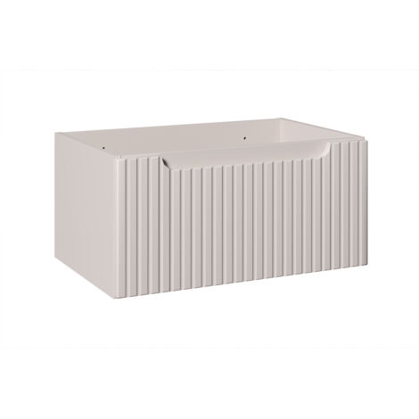 Meuble suspendu sous vasque NOVA cachemire 60 cm – 1 tiroir