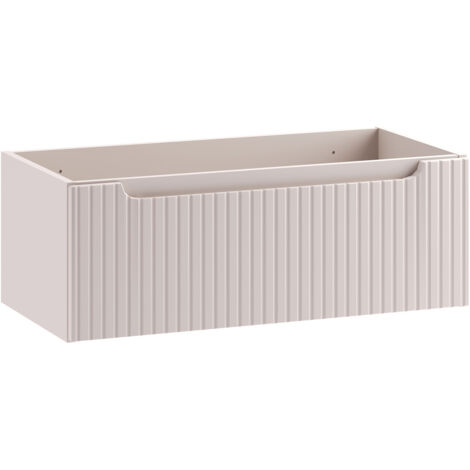 Meuble suspendu sous vasque NOVA cachemire 80 cm – 1 tiroir