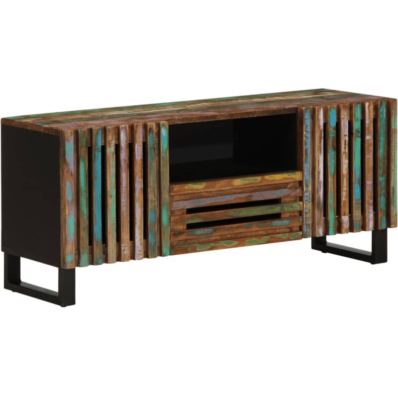 Vidaxl - Meuble tv 100x34x46 cm bois d'acacia massif
