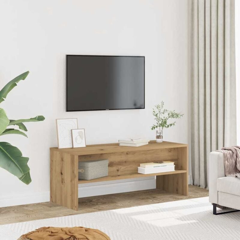 Vidaxl - Meuble tv chêne artisanal 100x40x40 cm bois d'ingénierie