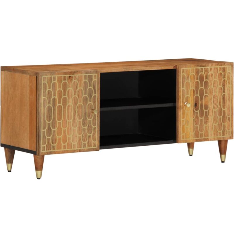 Vidaxl - Meuble tv 105x33x46 cm Bois massif de manguier