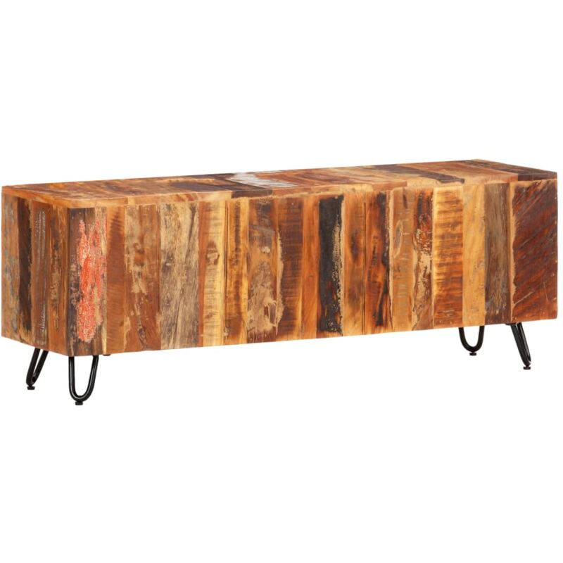 Vidaxl - Meuble tv 110x30x40 cm Bois massif de récupération