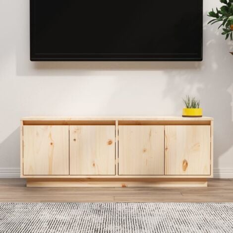 Meuble TV 110x34x40 cm Bois de pin massif vidaXL