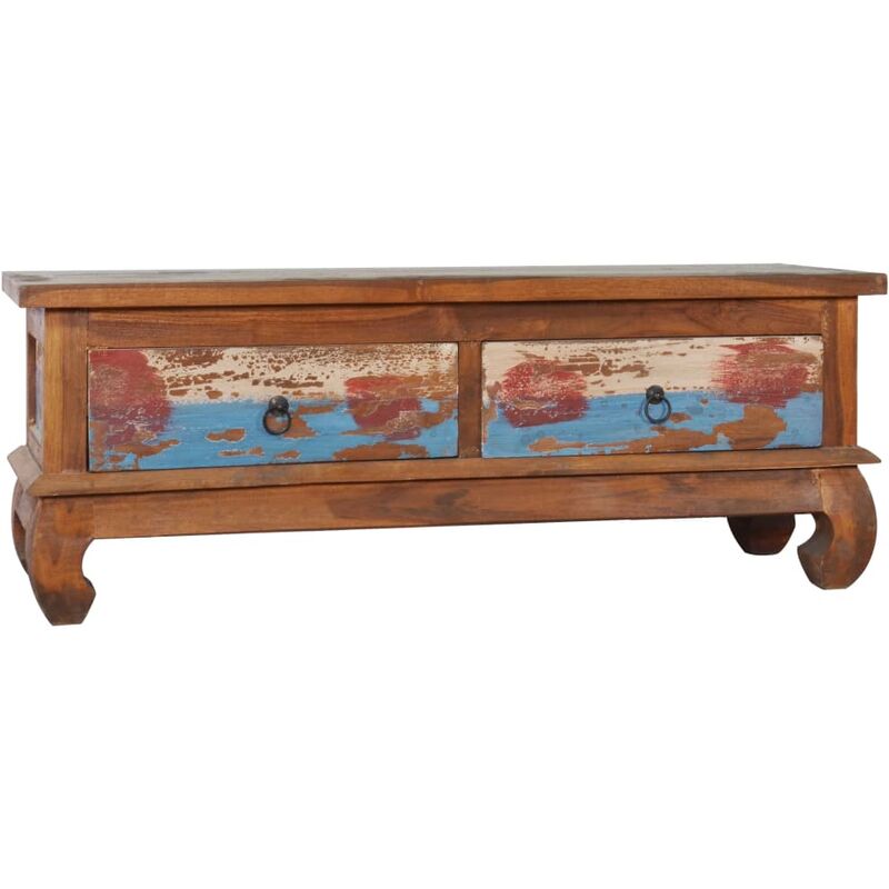 Vidaxl - Meuble TV 110x35x40 cm Bois de Teck Recyclé