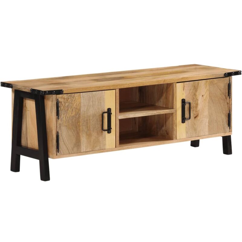 Vidaxl - Meuble tv 110x35x40 cm bois massif de manguier