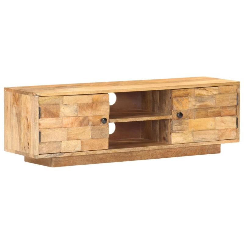 Vidaxl - Meuble tv 116x30x35 cm Bois de manguier solide