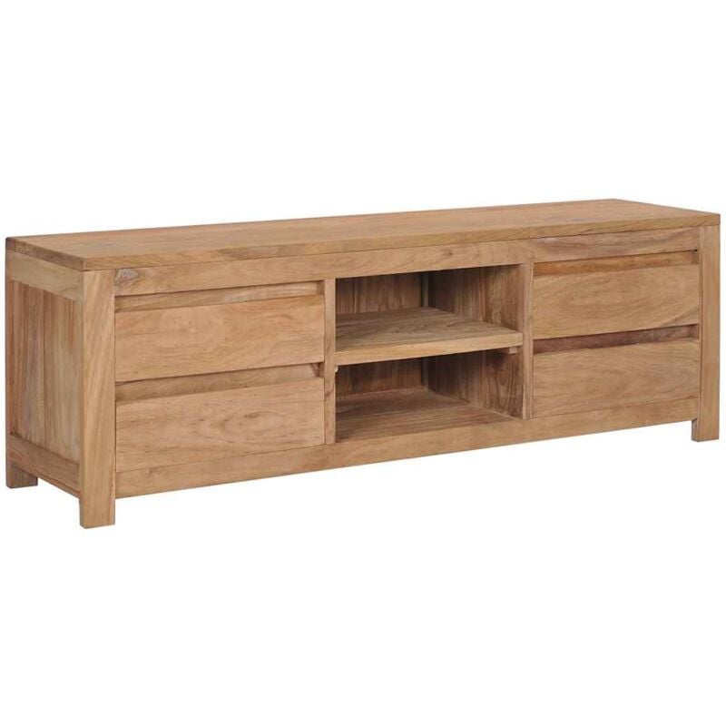 Vidaxl - Meuble tv 115x30x40 cm Bois de teck massif
