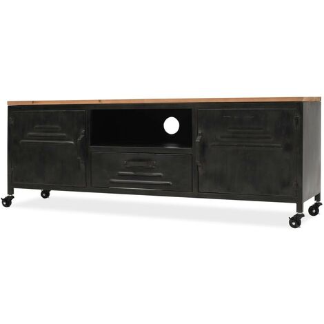 Meuble TV Socle de Télévision Support de Télévision Salon Multicolore vidaXL