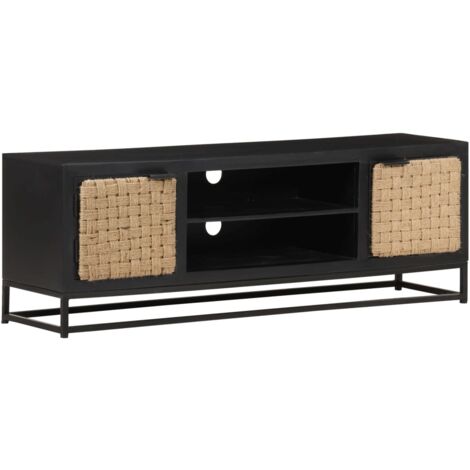 Meuble TV 120x30x40 cm Bois massif de manguier vidaXL