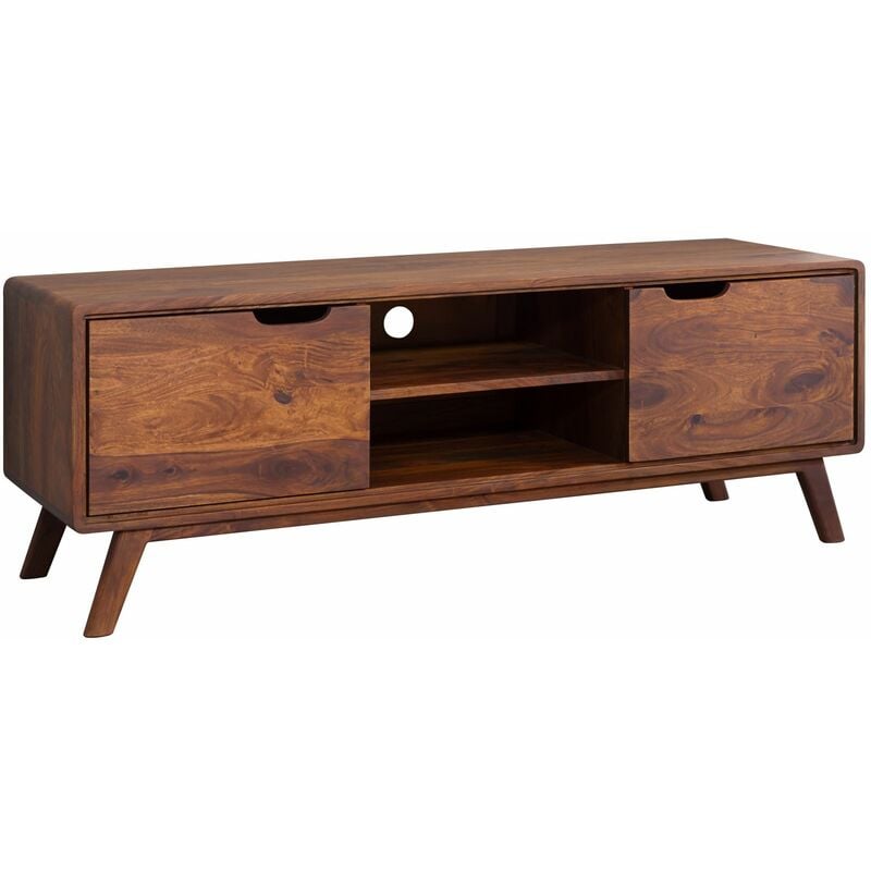 Meuble tv 134x40 Palissandre laqué Noisette malmö 2 119