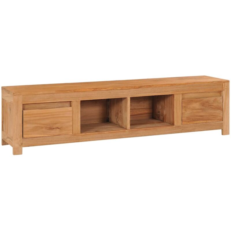 Vidaxl - Meuble tv 135x30x35 cm bois de teck massif