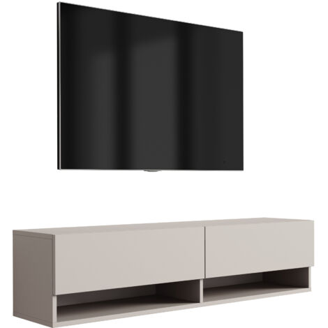 Meuble TV 140 cm Cachemire, 140 × 32 × 34 cm