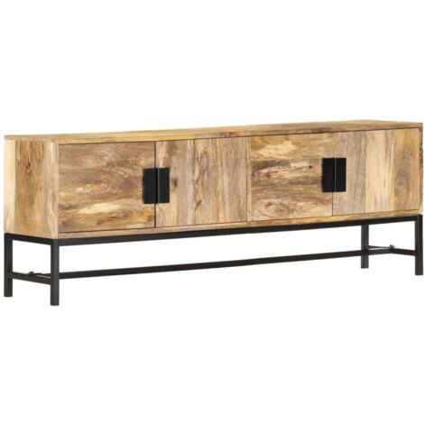 vidaXL Meuble TV Armoire Basse Divertissement Salon Intérieur Multi-matériau