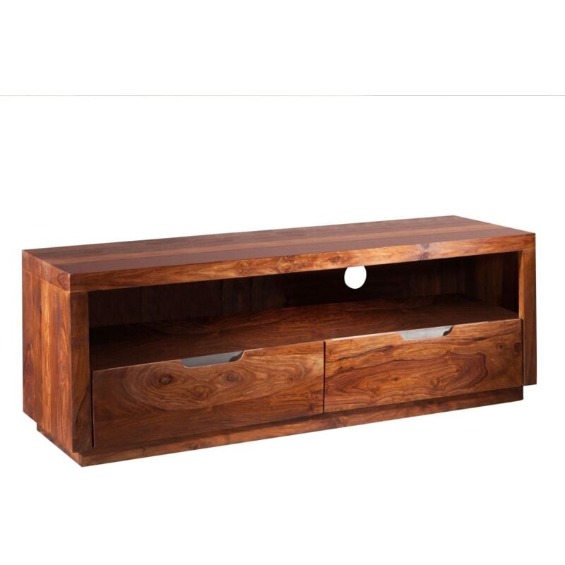 Meuble tv 140x45 Palissandre laqué Noisette duke 122