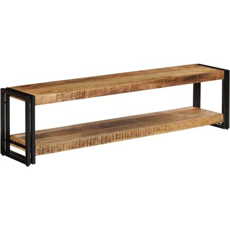 Meuble TV 150x30x40 cm Bois massif de manguier vidaXL