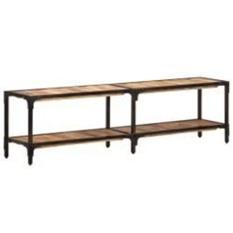 Meuble TV 150x30x41 Bois massif de manguier