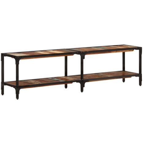 Meuble TV 150x30x41 Bois massif de récupération