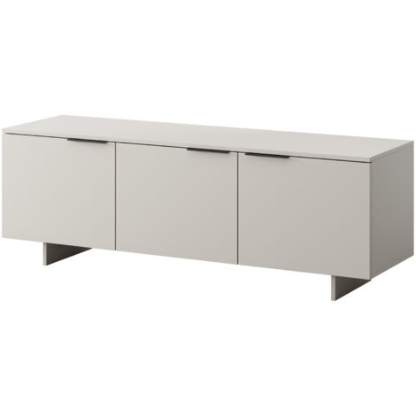 Meuble TV 150x42x55 cm Cachemir CALIA meuble avec 3 potes Hi-fi sur pied