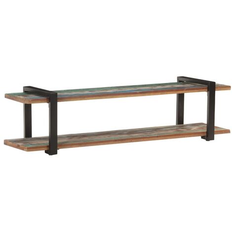 Meuble TV 160x40x40 Bois de récupération massif