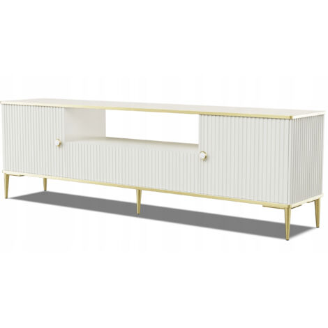 Meuble TV 180x55x35 cm Cachemir PETOR 2D1S meuble Hi-fi luxueux sur pieds
